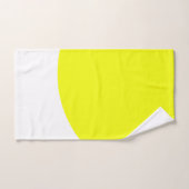 Geel Witte Abstracte Kunst Bad Handdoeken (Handdoek)