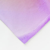 Geel witte bloem fleece deken (Hoek)