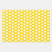 Geel-witte Golden Inpakpapier Vel (Voorkant 2)