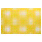 Geel Witte Polka Dots Textiel Stof (Yard (91,4 cm))