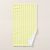 Geel + Witte Strepen Cadeau  Bad Handdoek (Handdoek)