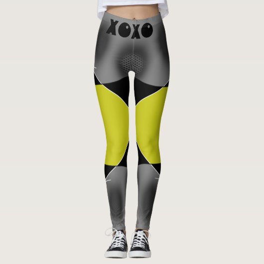 Geel Xoxo Leggings (Voorkant)