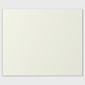 Geel Zacht Bord Wit Pastel Effen Kleur Cadeaupapier (Vlak)