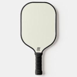 Geel Zacht Bord Wit Pastel Effen Kleur Pickleball Paddle