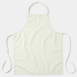 Geel Zacht Bord Wit Pastel Effen Kleur Schort