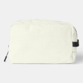 Geel Zacht Bord Wit Pastel Effen Kleur Toilettasje (Achterkant)