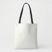 Geel Zacht Bord Wit Pastel Effen Kleur Tote Bag (Voorkant)