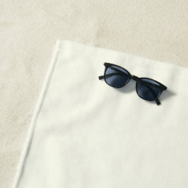 Geel zachte bleke witte pastelkleur effen kleur strandlaken