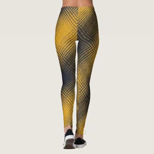 geel zand leggings (Achterkant)