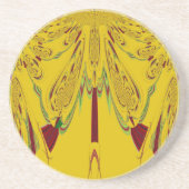 Geel Zandsteen Onderzetter (Voorkant)