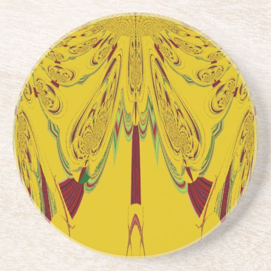 Geel Zandsteen Onderzetter (Voorkant)