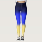Geel zandstrand leggings (Voorkant)