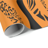 Geel Zebra Patroon Cadeaupapier (Rol Hoek)