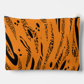 Geel Zebra Patroon Etui (Achterkant)