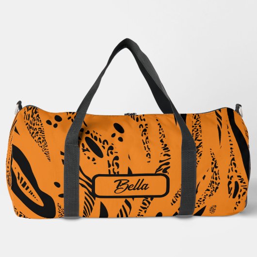Geel Zebra Patroon Plunjezak (Voorkant)