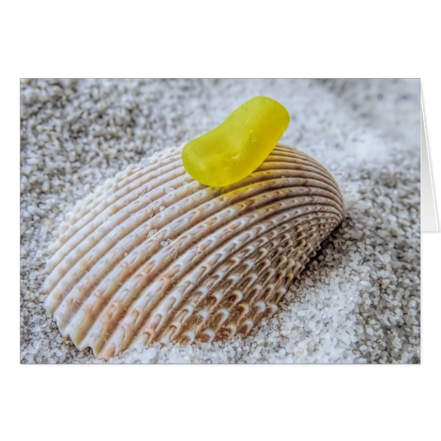 Geel zee glas (Voorkant Horizontaal)