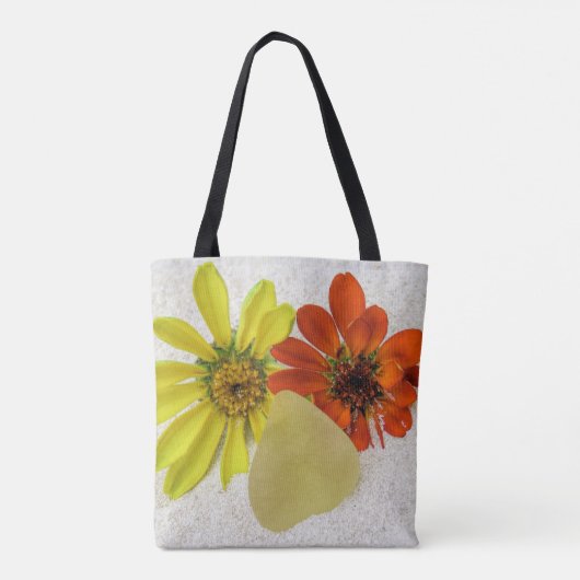 Geel zee glas - tas (Achterkant)