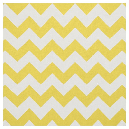Geel zigzag Stripes Chevron Pattern Stof (Swatch)