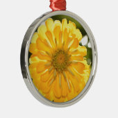 Geel zink, gele mais, gele bloem metalen ornament (Rechts)