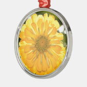 Geel zink, gele mais, gele bloem metalen ornament (Links)