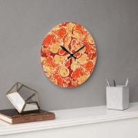 Geel Zomer Sinaasappel Bali Batik Art Style Paisle
