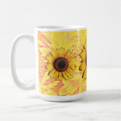 Geel Zonnebloem Art Mok Cup (Links)