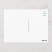 Geel Zonnebloem Blank Bloemen Briefkaart (Achterkant)