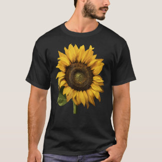 Geel Zonnebloem Bloemen Waterverf Zomervibes 4 T-shirt
