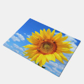 Geel Zonnebloem en Bijen Deurmat (Schuin)