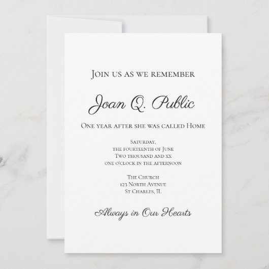 Geel Zonnebloem Graphic Death Jubileum Kaart (Achterkant)