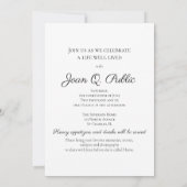 Geel Zonnebloem Graphic Living Funeral Party Kaart (Achterkant)