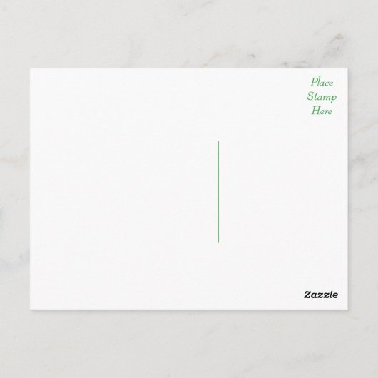 Geel Zonnebloem Groen Dank u Bloemen Post Kaart (Achterkant)