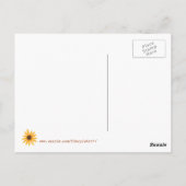 Geel Zonnebloem Schilderen Briefkaarten (Achterkant)