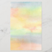 geel zonnebloem Waterverf papier blad (Achterkant)