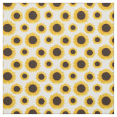 Geel zonnebloempatroon stof (Swatch)
