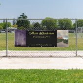 Geel & Zwart 2 Foto Business Booth Tent Spandoek (Insitu)