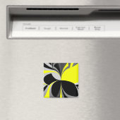 Geel zwart, Abstract Magneet (Insitu (Vaatwasser))