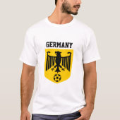 Geel zwart Duitsland Wapenlaag T-shirt (Voorkant)