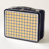 Geel Zwart en Wit Gingham Karo (Voorkant)