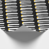 Geel zwart inpakpapier (Hoek)