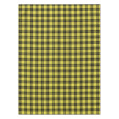 Geel zwart trilpatroon Rustisch Tafelkleed (Voorkant)