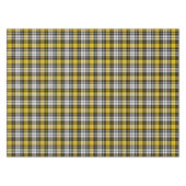 Geel Zwart Wit Geruit Schotse Patroon Ontwerp Tafelkleed (Voorkant (Horizontaal))