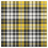 Geel Zwart Wit Plaid Schotse Ruit Patroon Ontwerp Stof (Swatch)