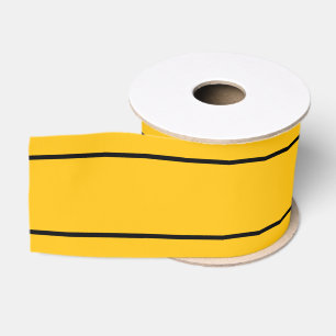 Geel Zwarte Afwerking Sportteam Naam Steelers Scho Grosgrain Lint