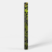 GEEL ZWARTE DAMASKMONOGRAM iPhone HOESJE (Rechterkant)