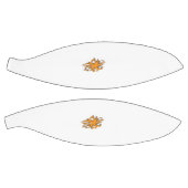 Geelachtig Sinaasappel, orang geel decoratief Basketbal (Panelen)