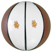 Geelachtig Sinaasappel, orang geel decoratief Basketbal (Verticaal)