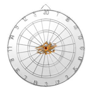 Geelachtig Sinaasappel, orang geel decoratief Dartbord