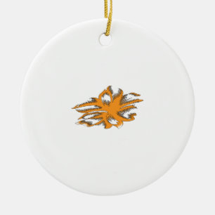 Geelachtig Sinaasappel, orang geel decoratief Keramisch Ornament