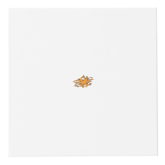 Geelachtig Sinaasappel, orang geel decoratief Kubus (Rechts)